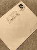 Lettre Festival Annecy cinéma animation oblitération Haute Savoie philatélie (Re