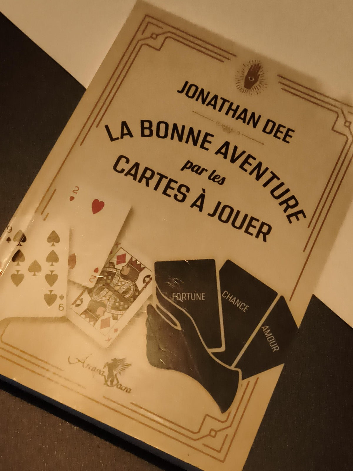 Livret divination cartes à jouer Jonathan Dee fortune amour chance