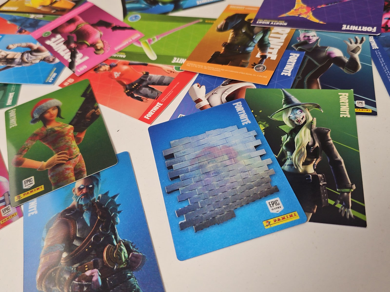 Lot de cartes Fortnite originales, trading cards, jeu vidéo, occasion