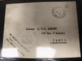 Lettre postale Bou-Denib Maroc 1932 oblitération tampon Paris philatélie