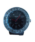 Montre Diesel Time vintage quartz – cadran noir, design rétro, élégant