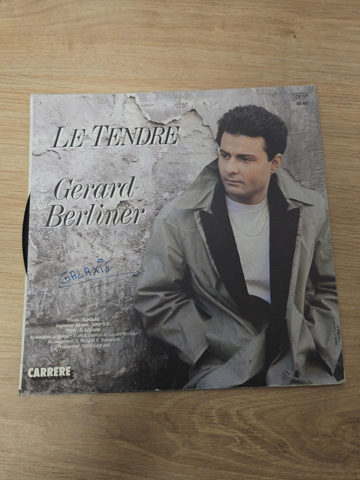 Vinyle 45 tours rétro ancien "Le Tendre" disque collection vintage occasion