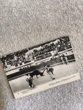 CPA tauromachie L'Estocade arène noir et blanc carte postale ancienne
