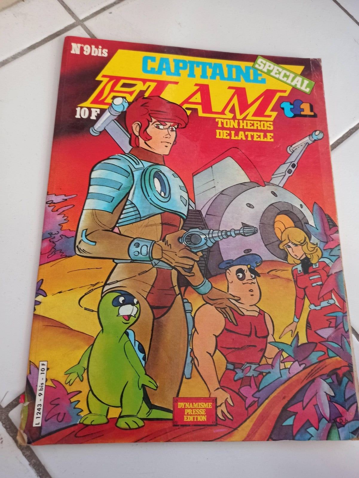 Magazine Capitaine Flam spécial N°9bis vintage années 80 Dynamisme Presse