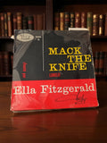 Vinyle 45 tours ancien Ella Fitzgerald Mack The Knife rétro état usagé