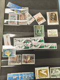 Lot anciens timbres oblitérés Israël collection philatélie motifs variés