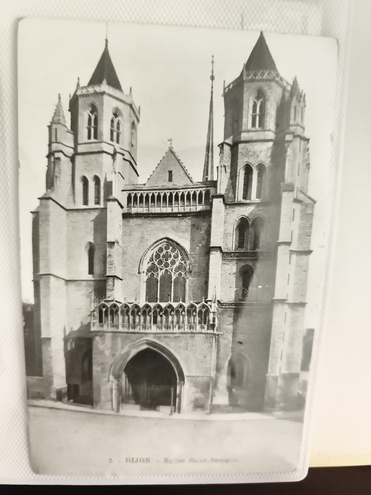 Carte postale ancienne Dijon Église Saint-Bénigne CPA photo vintage
