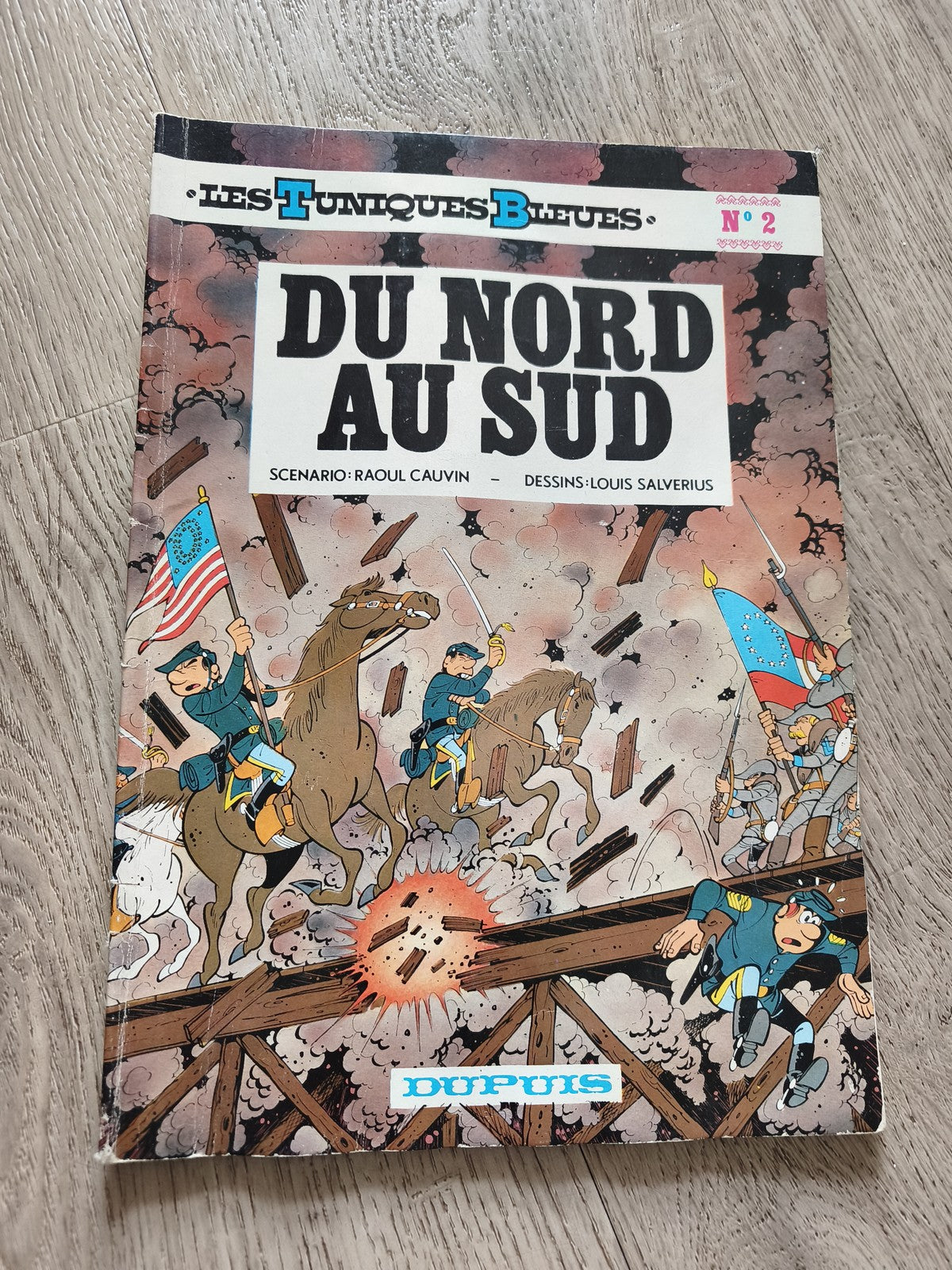 Ancien livre BD vintage Les Tuniques Bleues Du Nord au Sud édition collection