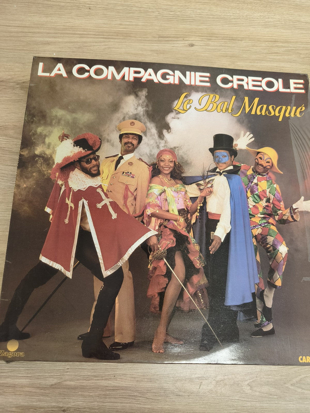 Vinyle 33T La Compagnie Créole Le Bal Masqué pochette costumes colorés