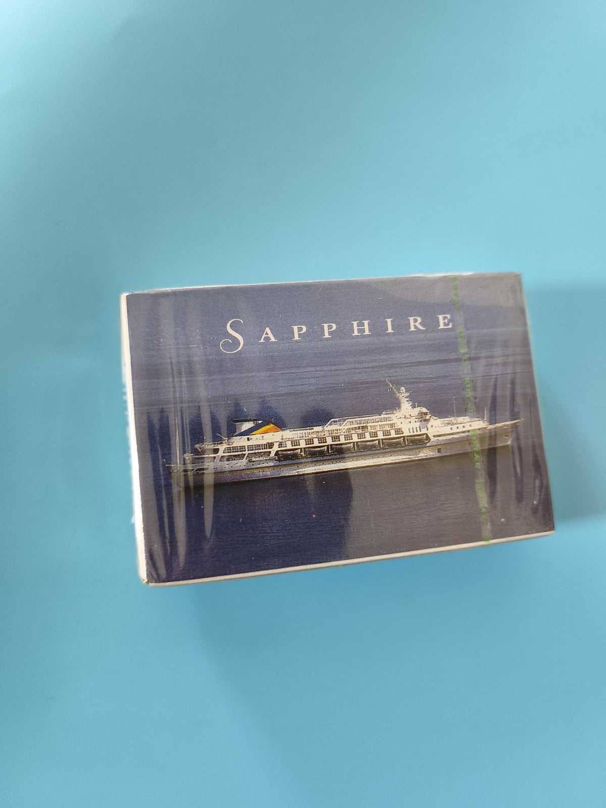 Jeu de cartes vintage Sapphire ancien, neuf, collection rétro, rare occasion