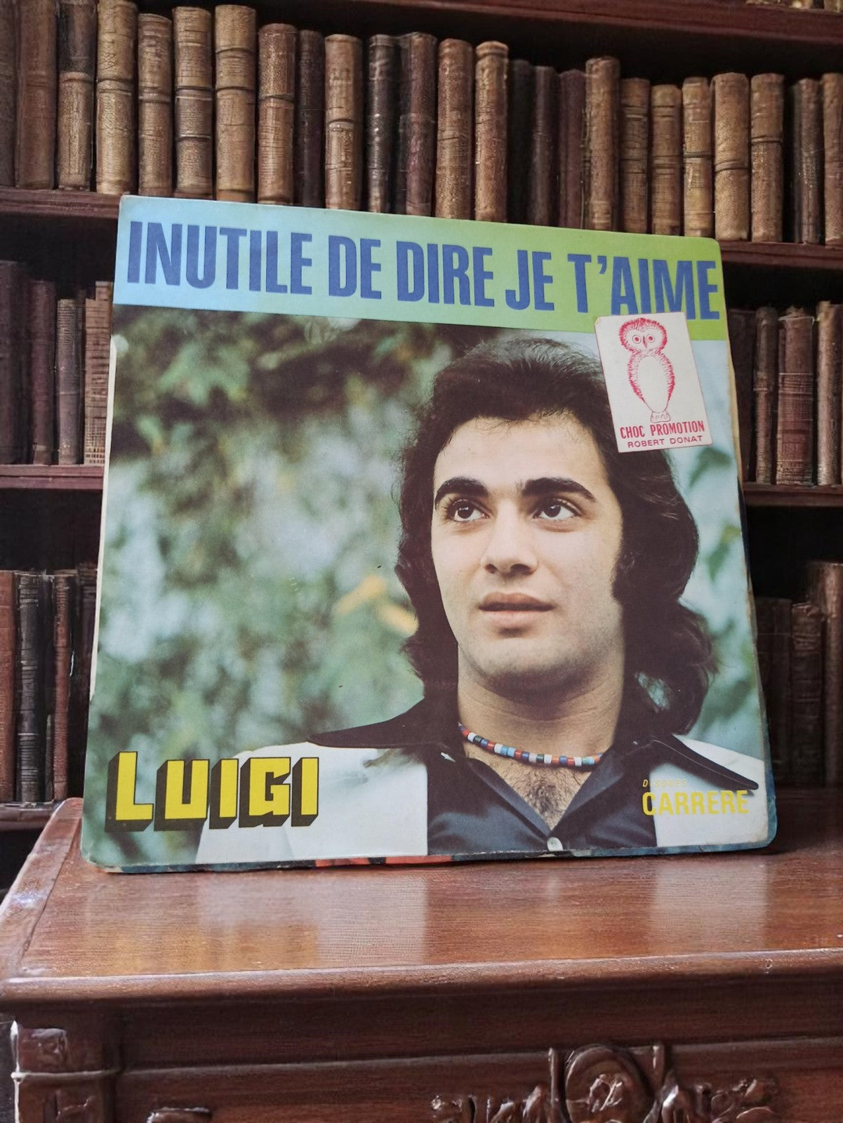 Vinyle 45 tours Luigi - Vintage - Non testé - Objet de collection