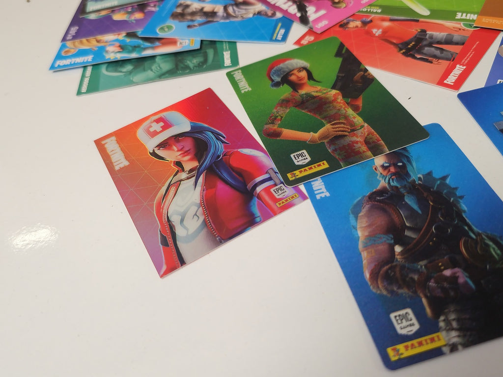 Lot de cartes Fortnite originales, trading cards, jeu vidéo, occasion