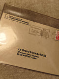 Lettre oblitérée Le Grand Livre du Mois Palaiseau timbre France philatélie