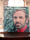 Vinyle 45T Charles Aznavour Barclay pochette photo chansons françaises