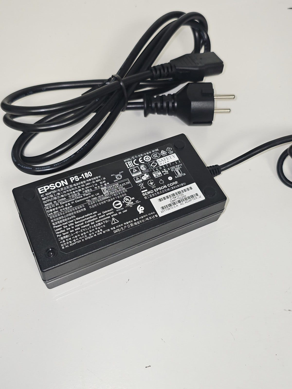 Alimentation officielle Epson PS-180 d?occasion, bloc secteur authentique imprim