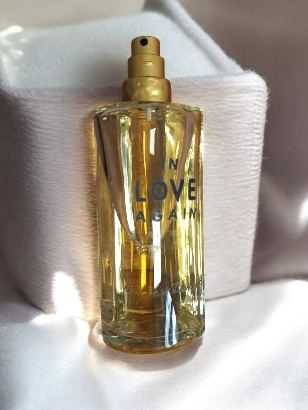 Flacon factice parfum IN LOVE AGAIN vintage ancien déco rare vaporisateur
