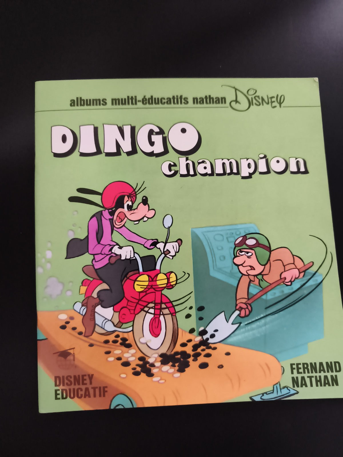 Livre Disney éducatif Dingo champion Fernand Nathan album multi-éducatif