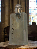 Miniature parfum vintage flacon design transparent bouchon métal