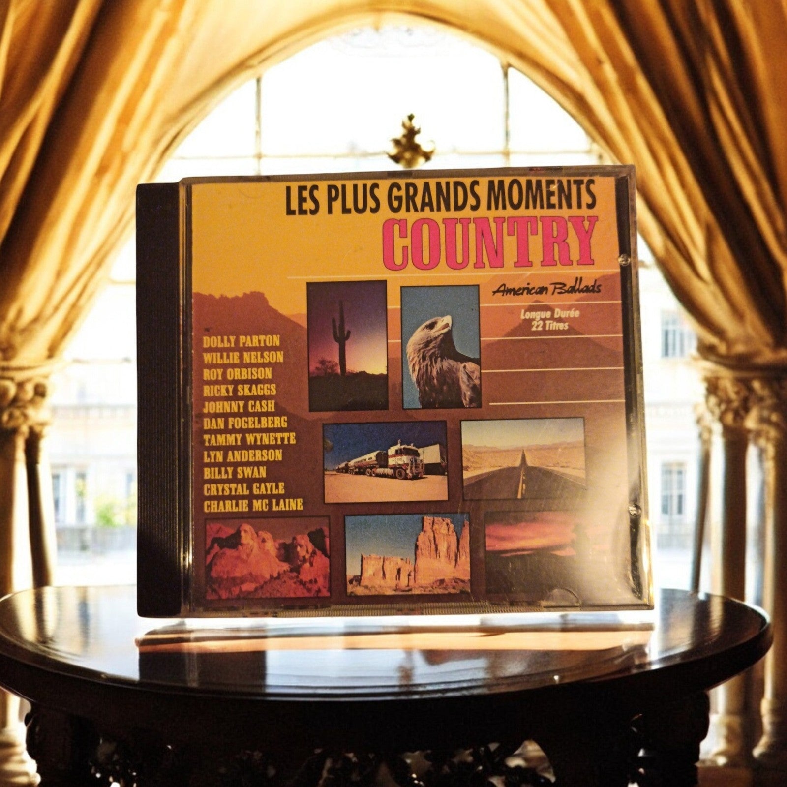CD Les Plus Grands Moments Country Dolly Parton Willie Nelson Roy Orbison