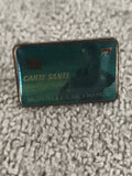 Pin's vintage Carte Santé Mutuelles de France, badge rétro publicitaire (Ref 10)