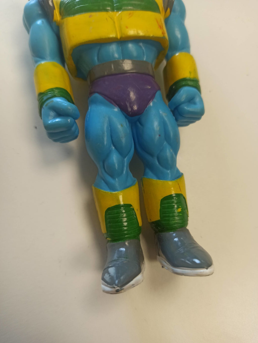 Figurine vintage Dragon Ball GT personnage bleu rétro ancien jouet rare occasion