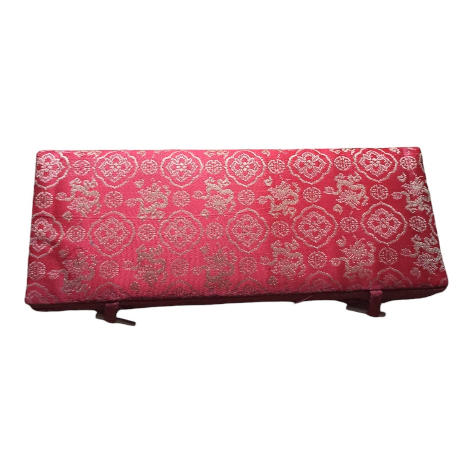 Lot 3 médailles chinoises divinités célestes coffret rouge décor gravé