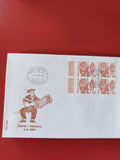 Enveloppe philatélie Suisse 1984 avec timbres Helvetia 50, cachet Bern, motif ac