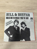 Vintage 45T Bill & Buster ? Hold On To What You?ve Got, pochette originale AMS 8