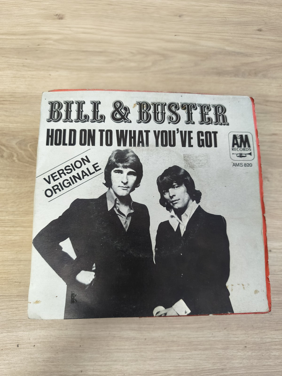 Vintage 45T Bill & Buster ? Hold On To What You?ve Got, pochette originale AMS 8