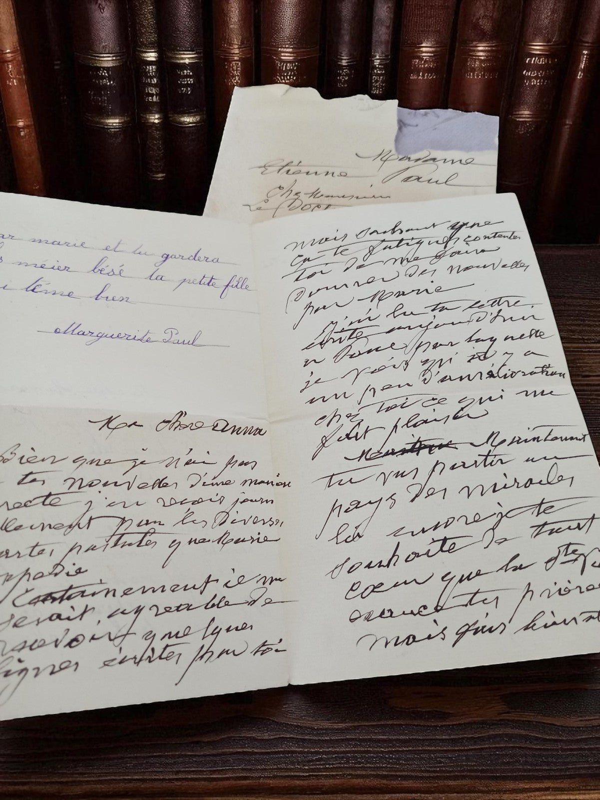 Lettre manuscrite ancienne 1940 adressée Marguerite Seconde Guerre