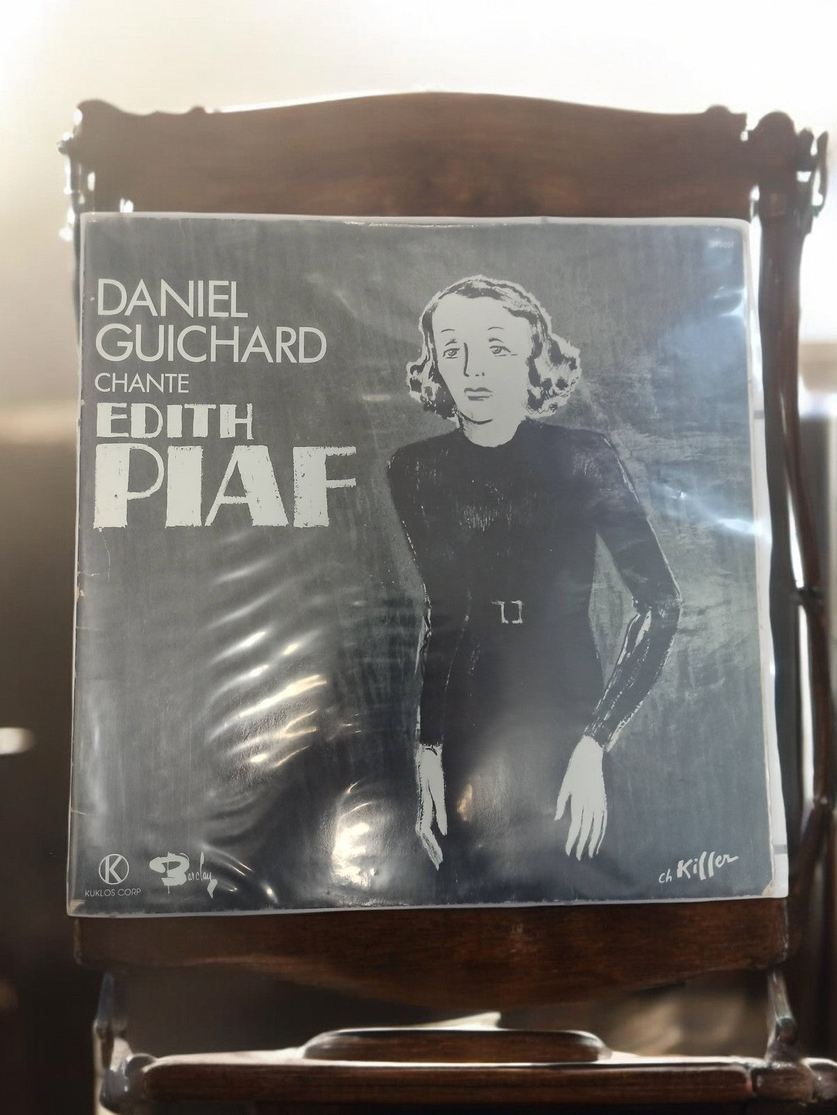 Vinyle 33 tours Daniel Guichard chante Edith Piaf ancien rétro chanson française