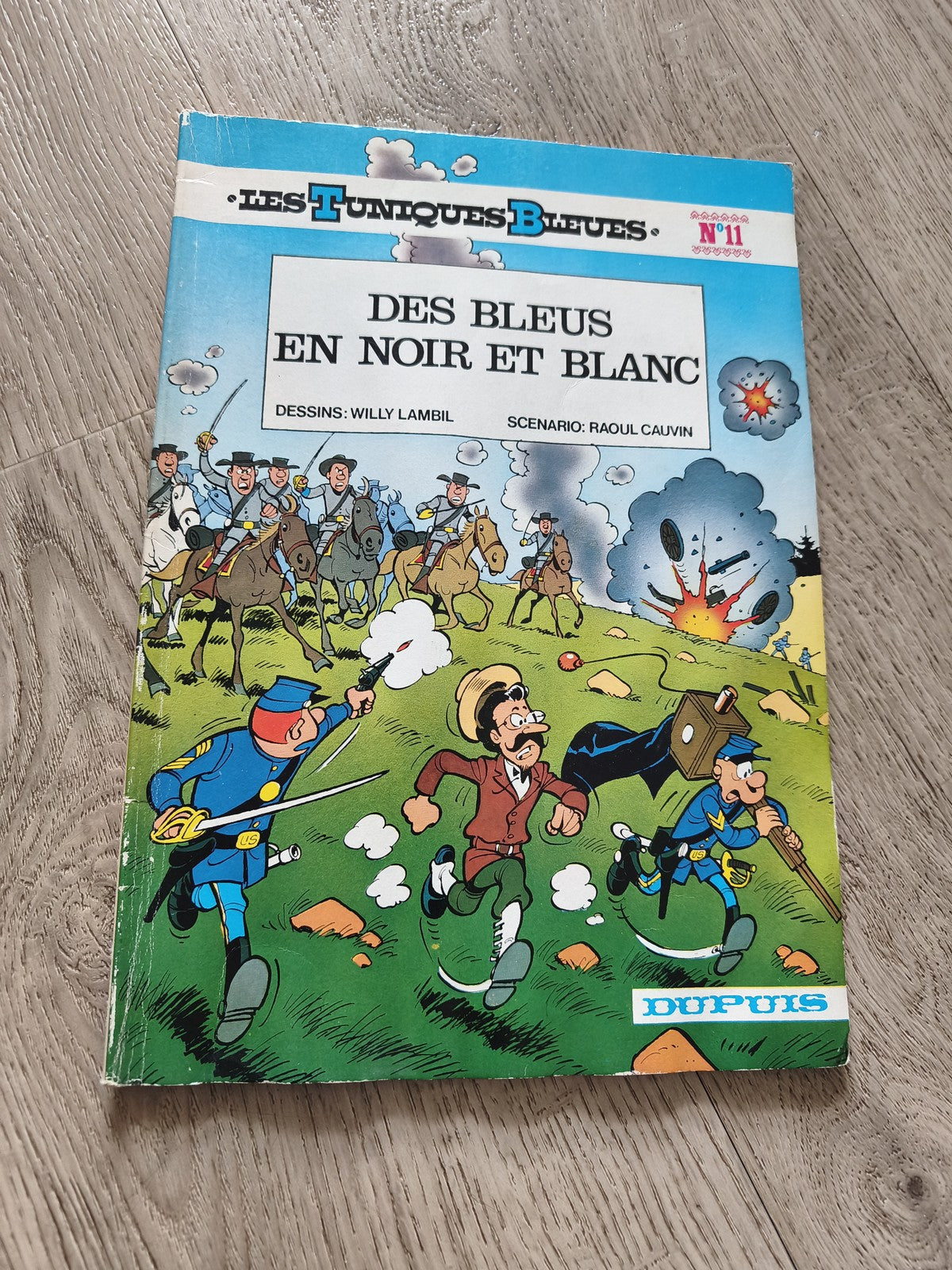 Ancien BD vintage Les Tuniques Bleues édition noir et blanc collection rare