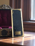 Briquet ancien vintage finition dorée noir, objet de collection, non testé
