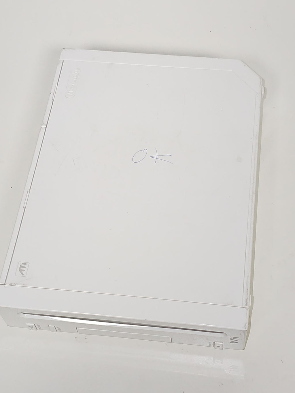 Console Nintendo Wii blanche originale seule, sans câbles, bloc principal Ninten