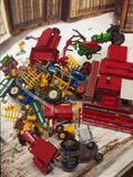 Lot tracteurs agricoles anciens Massey Ferguson Crescent vintage jouets rétro