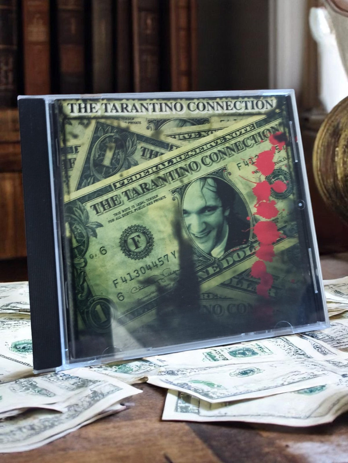 CD The Tarantino Connection compilation BO films culte pochette dollar
