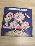 Vinyle 45 tours Margherita Massara disco pochette illustrée colorée (Ref 5)