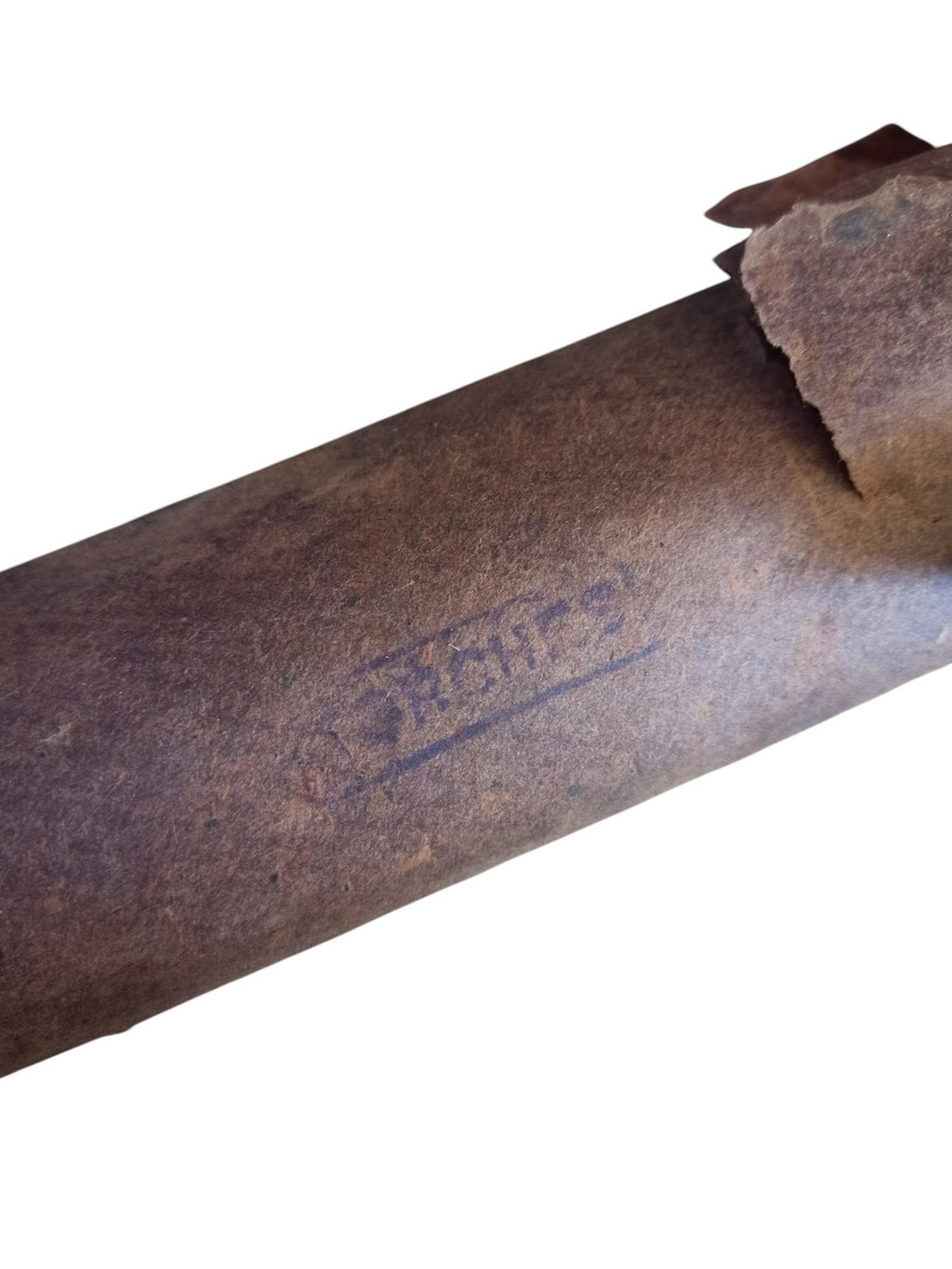 Lot mèches amadou anciennes cire pour cierges église, emballage doré ancien