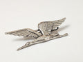 Broche ancienne signée vintage, bijou rétro de collection, accessoire authentiqu