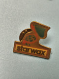 Vintage pin's publicitaire Starwax oiseau, badge ancien collection (Ref 4)