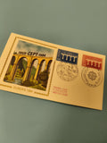 Enveloppe premier jour d?émission FDC Europa 1984 pont timbres oblitérés