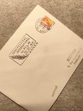 Lettre oblitérée Cannes 1965 Festival Film, timbre Marianne, philatélie (Ref 11)