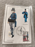 Carte Premier Jour Journée du Timbre 1970 Paris Facteurs 1830 ancien philatélie