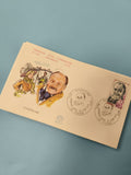 Enveloppe Premier Jour d?Émission FDC Courteline illustrée, oblitérée, Ref 11