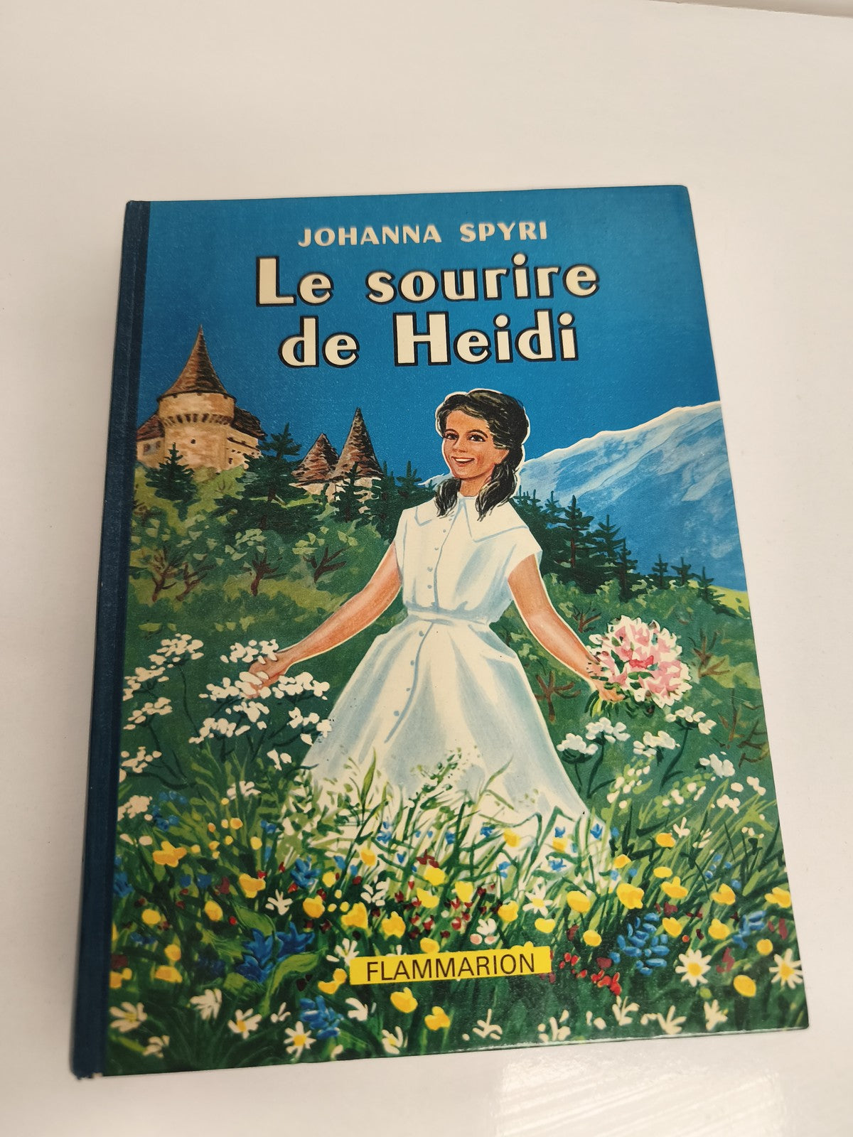 Livre ancien Le sourire de Heidi Johanna Spyri Flammarion relié vintage