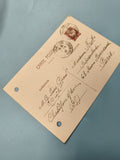 Carte postale ancienne France 1940 philatélie timbre Marianne, collection