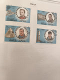 Timbres oblitérés Oman astronautes conquête spatiale portraits
