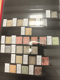 Timbres Helvetia Suisse anciens oblitérés, lot philatélie, divers francs