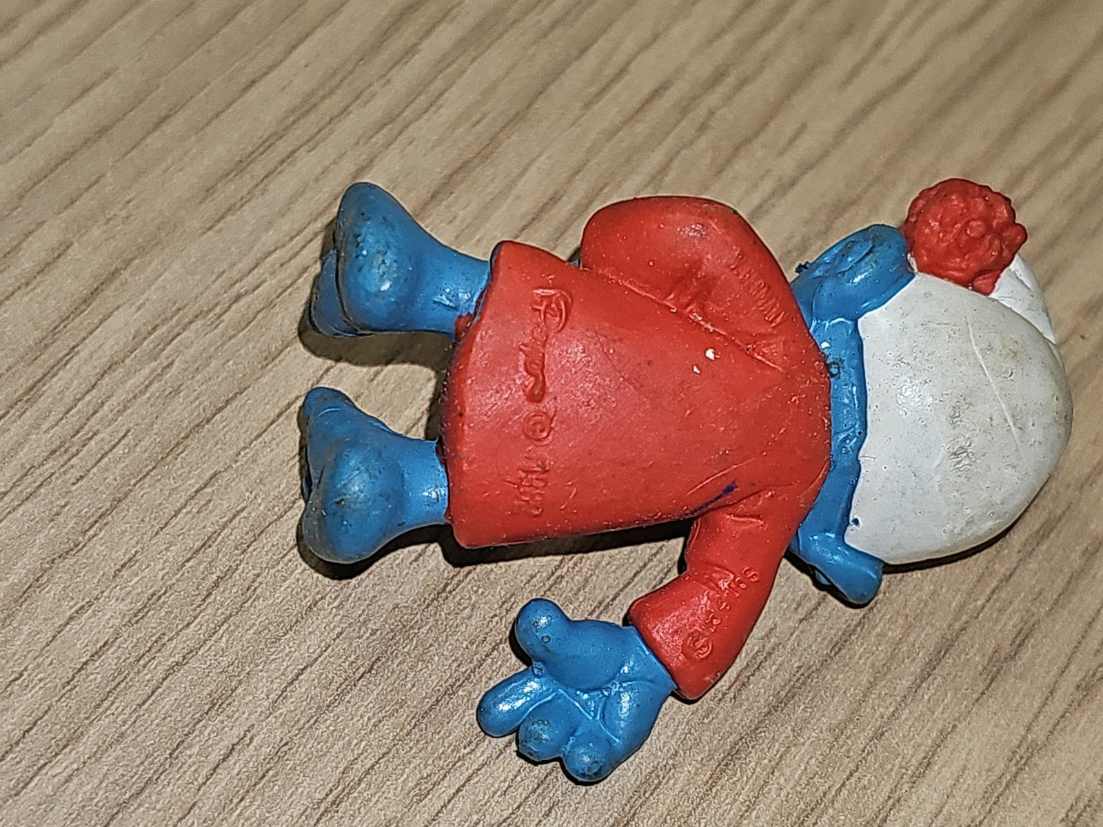 Jouet ancien figurine Schtroumpf rétro vintage, personnage bande dessinée collec
