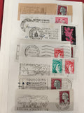Lot de lettres affranchies timbres Marianne France Monaco oblitérées thématiques